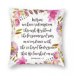 In Him We have Redemption Ephesians 1:7 Cushion Cover