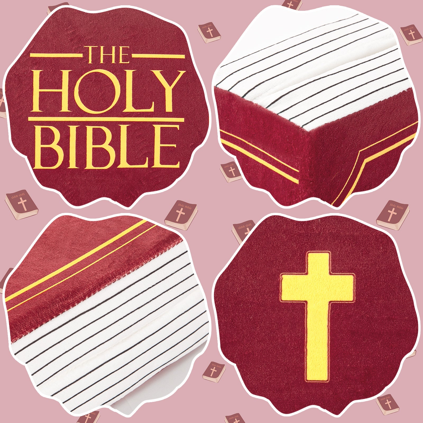 The Holy Bible Memory Foam Cushion