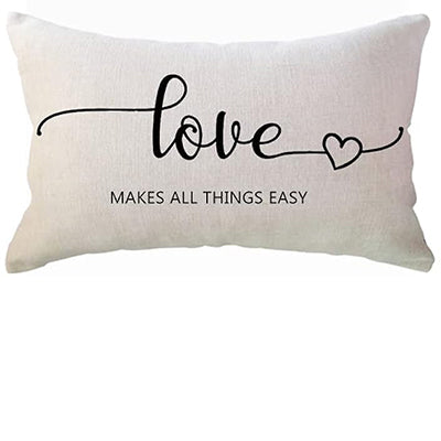 Inspirational Proverb Rectangular Cushion Cover