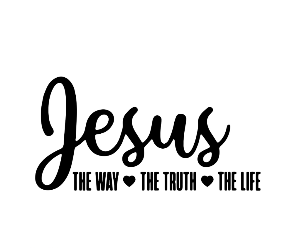 Jesus The Way, The Truth, The Life Decal Sticker