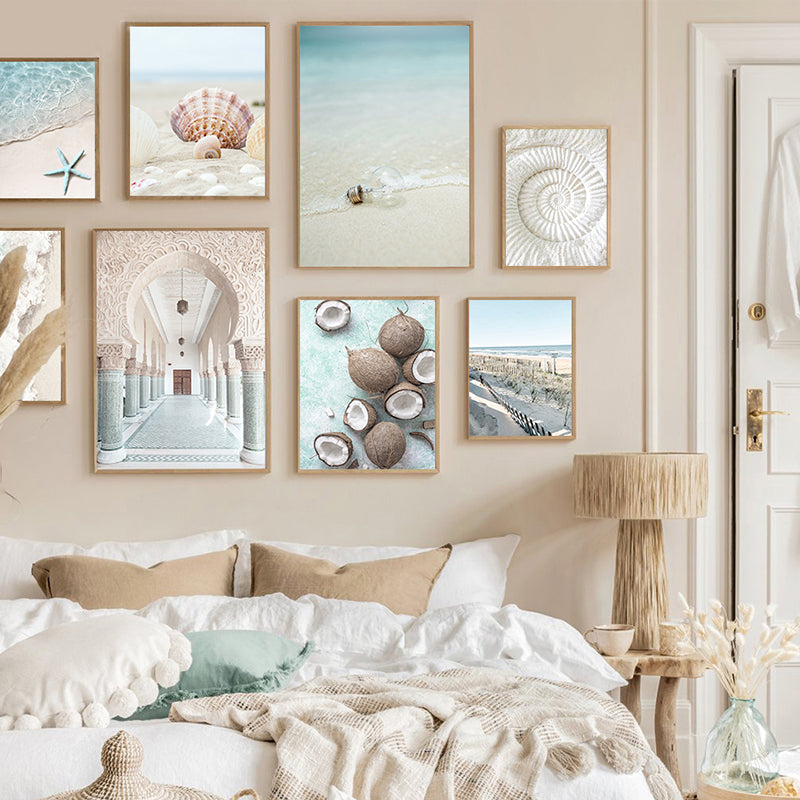 Tropical Summer Beach Print Wall Art