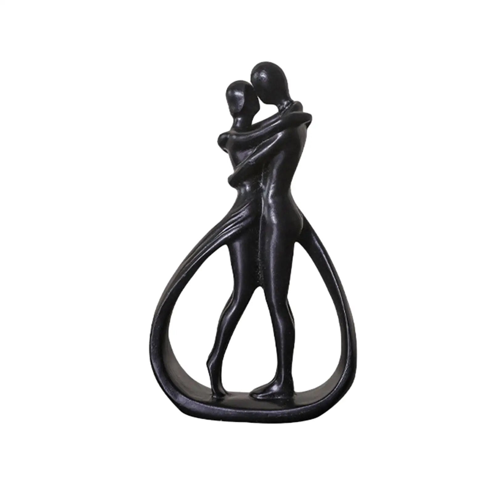 Abstract Embrace Couple Statue