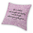 She is Clothed With Strength & Dignity Proverbs 31:25 Cushion Cover