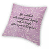 She is Clothed With Strength & Dignity Proverbs 31:25 Cushion Cover