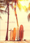 Surfing Paradise Printed Wall Art