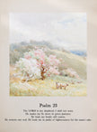 Psalms Water Painting Scripture Printed Wall Art