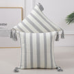 Olanly Striped Cotton Cushion Cover