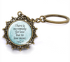 Faith & Strength Inspirational Christian Vintage Style Keychain