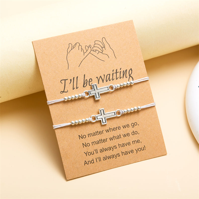 Beaded Cross Friendship Bracelets