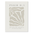 Light Neutral Psalm Floral Printed Wall Art