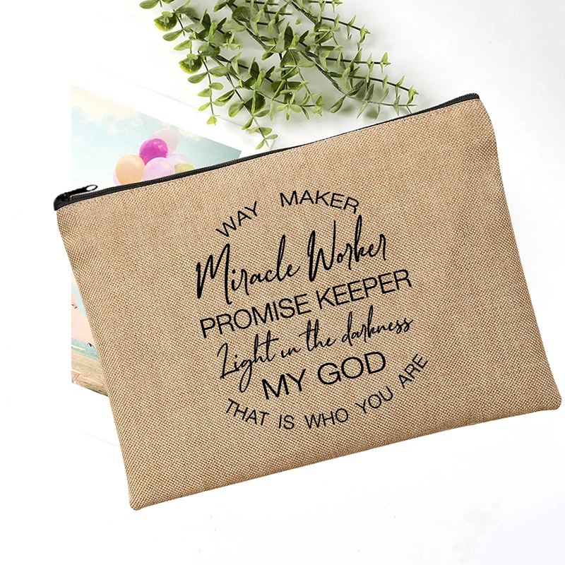 Bible Quote Cosmetics/Toiletry Bag