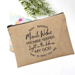 Christian Quote Cosmetics & Toiletry Bag