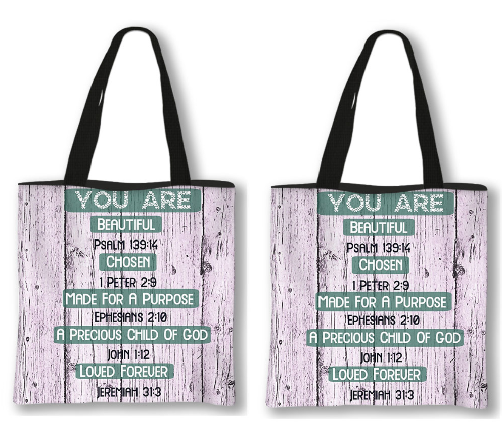 Christian Uplifting Quote Tote Shoulder Bag