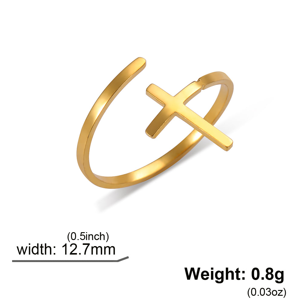 Unifit Classic Christian Cross Ring