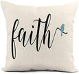 Cursive Home Terms Linen Cushion Cover