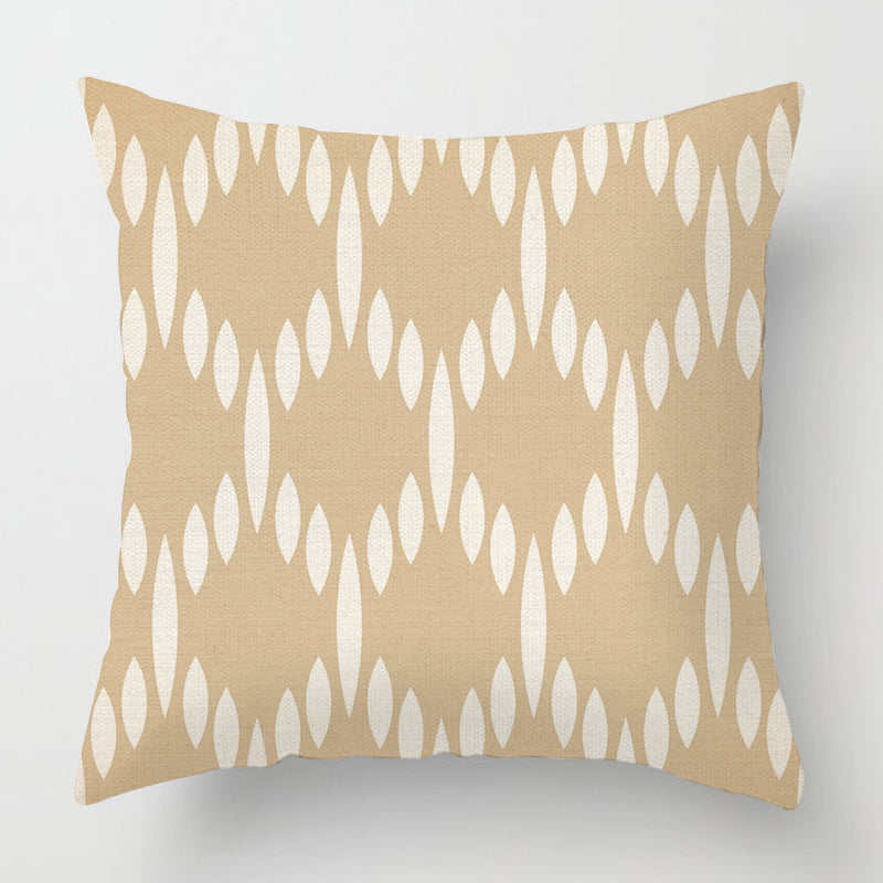 Geometric Linen Patterned Cushion Covers