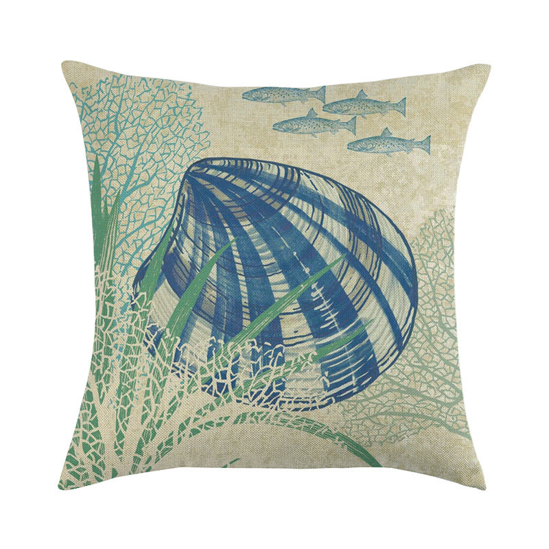 Marine Ocean Pattern Cushion Cover