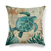 Marine Ocean Pattern Cushion Cover