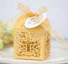 10pcs Cross Candy Dragee Boxes