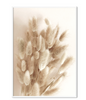 Beige Flower Reed Printed Wall Art