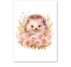 Floral Forest Animals Children's Printed Wall Art