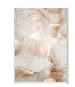 Beige Flower Reed Printed Wall Art