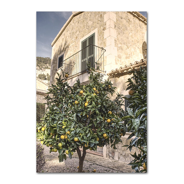 Italian Town Lifestyle Print Wall Art