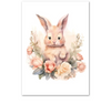 Floral Forest Animals Children's Printed Wall Art