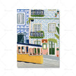 Painting Style City Travel Printed Wall Art