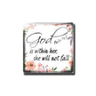 Bible Verse Floral Glass Dome Fridge Magnets