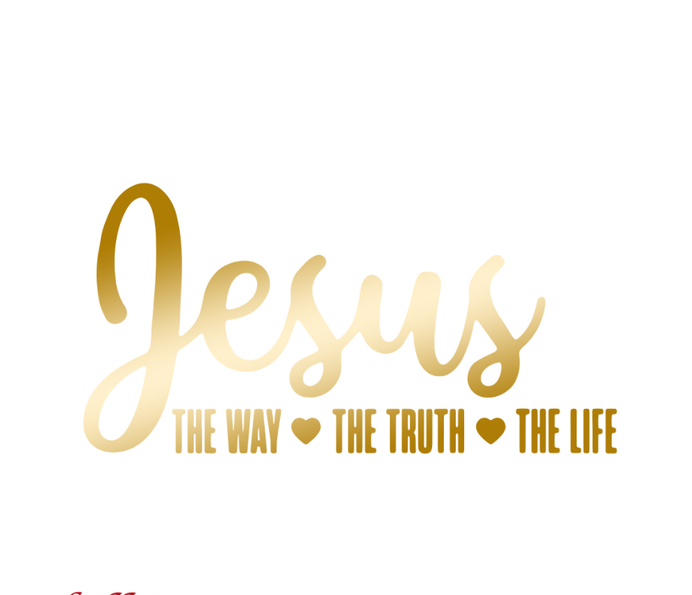 Jesus The Way, The Truth, The Life Decal Sticker