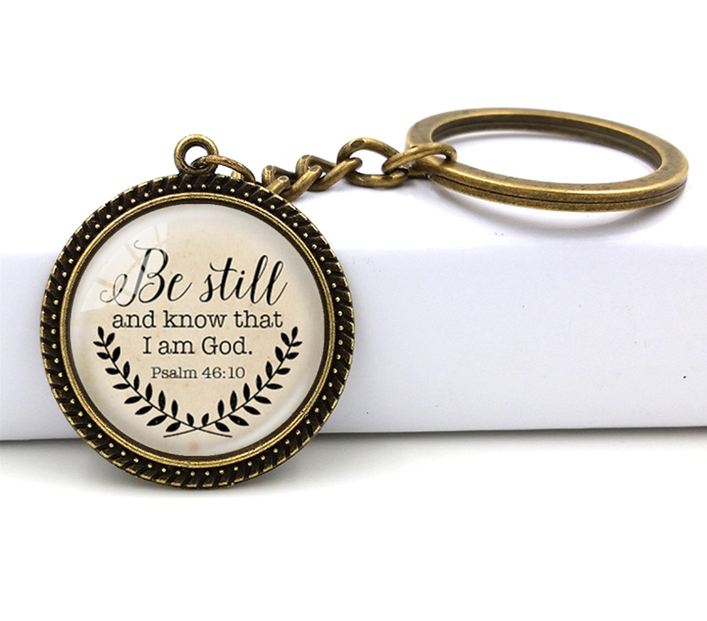 Faith Inspirational Vintage Style Keychain