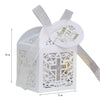 10pcs Cross Candy Dragee Boxes