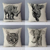 Animal Printed Cushion Cover