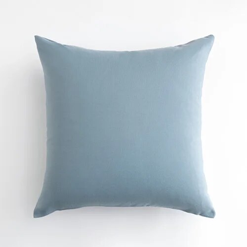 Blue Checkered Cushion Covers