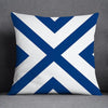 Marine Blue Polyester Cushion Case