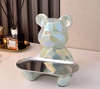 Geometric Bear Statue Plate