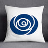 Marine Blue Polyester Cushion Case