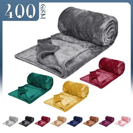 Thick Fleece Winter Blankets