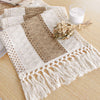 Macramé Cream Table Runner