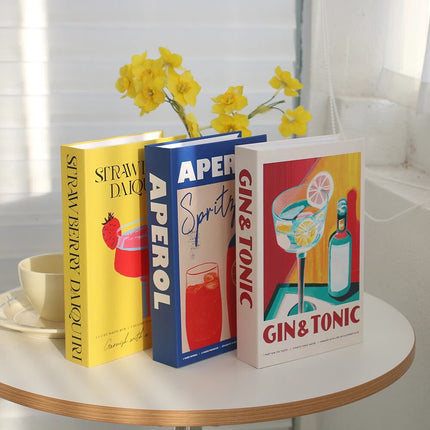 Cocktail Drinks Decorative Books