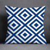 Marine Blue Polyester Cushion Case