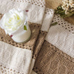 Macramé Cream Table Runner