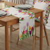 Spring Tulip Linen Table Runner