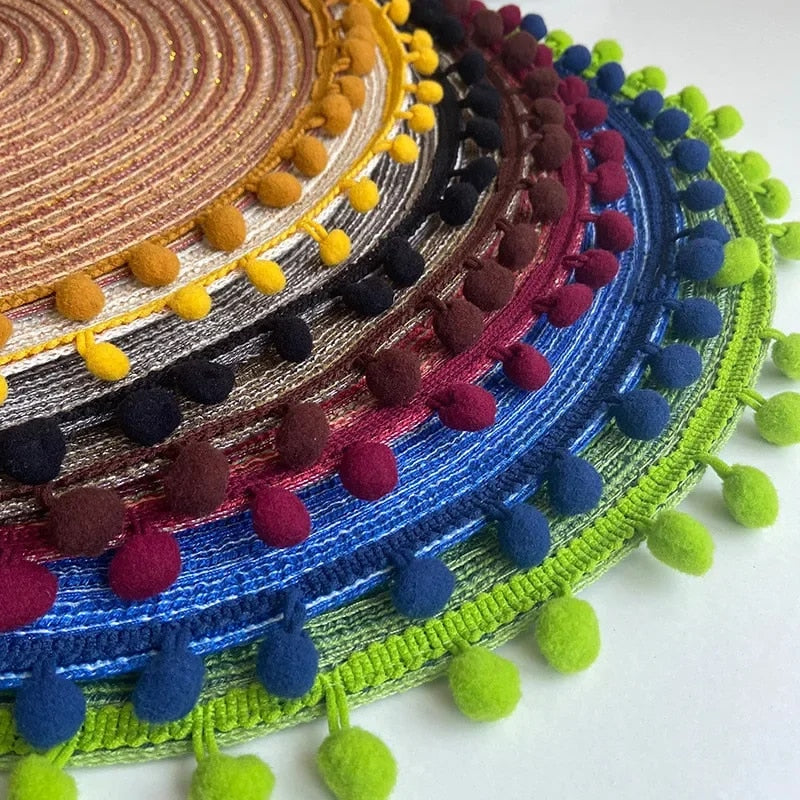 Round Boho 38cm Table Mat