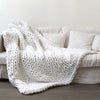 Knitted Merino Wool Chunky Blanket