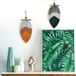 Bohemian Style Hanging Woven Leaves (2pcs)