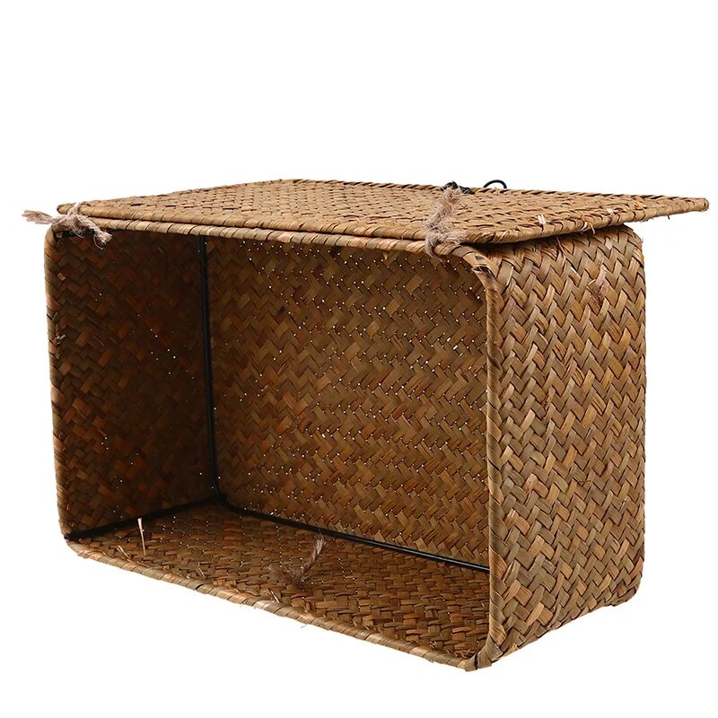 Rustic All-Purpose Woven Storage Box