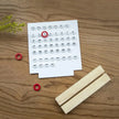 Wooden Based Adjustable Office Calendar