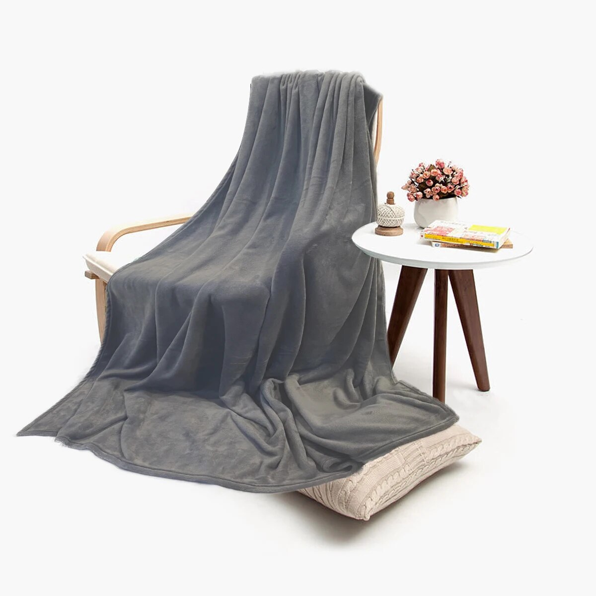 Bucephalus Flannel Throw Blanket